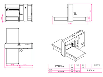 Foam Cutter (Vertical Continuous Blade CNC Contour Cutting Machine, Model GV8)